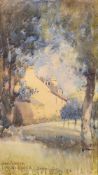 James Paterson [1854-1932]- A Country House,:- signed and dated 1897, inscribed to 'Mrs Monteith....