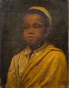 H D Turner [late 19th Century]- Portrait study of a Samuel Coleridge Taylor [1872-1912],