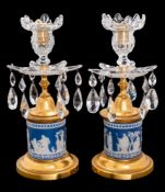A pair of Wedgwood jasper ware,