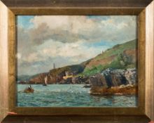 * Bernard Finegan Gribble [1873-1962]- The Mew Stone off Plymouth,