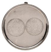A George I Irish silver salver, no maker's mark, Dublin,