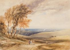 Anthony Van Dyke Copley Fielding [1787-1855]- The Weald of Surrey,