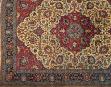 A Tabriz carpet:,