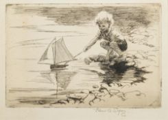 * Eileen Alice Soper [1905-1990] - Cutty Sark; Leaping:- two etchings, each signed in pencil,