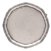 An Edward VII circular waiter, maker Fordham & Faulkner, Sheffield,