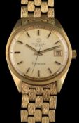 A gentleman's '18K' stamped 'Favre-Leuba Geneve Harpoon' automatic wristwatch: the circular dial