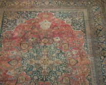 A Meshed carpet:, of large size,