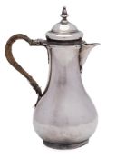 A George II silver cream jug, maker Richard Gurney & Thomas Cook, London, 1751: of baluster form,