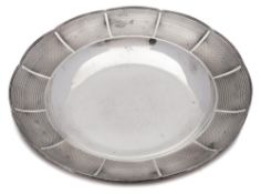 A Victorian silver dish, maker Robert Garrard II, London,