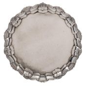 An Edward VII silver salver, maker Mappin & Webb, Sheffield,
