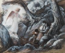 * Alan Sorrell [1904-1974] - The Angel Appearing to The Children at Fatima,