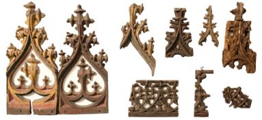 The Herbert Read Collection of Medieval West Country Church carvings: (9)