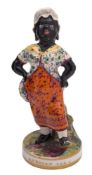 A Derby porcelain figure of 'African Sal': modelled by Edward Keys,