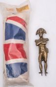 A bronze figure of Napoleon:,