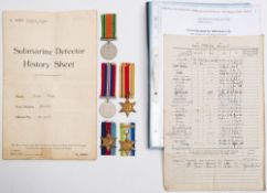 A WWII group of five to '14990 E Myers AB RN':,