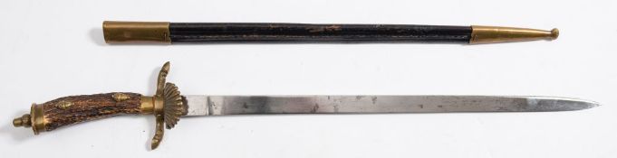 A German hunting hanger by Paul Weyersburg & Co, Solingen:,