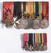 A Police group of six to Bernard H Nealon:, comprising Civil OBE, Order of St John,