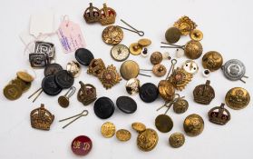 A quantity of military and civil livery buttons:, including 'Duke of Argyle',
