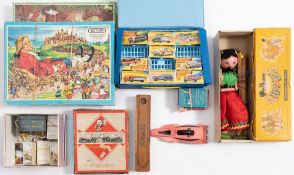 A Matchbox collector's case with a collection of vehicles:,