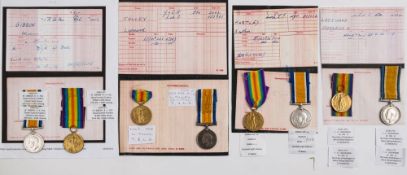 A group of four WWI pairs:,