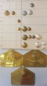 Grenadier Guards: collection of tunic buttons including William IV and Victorian examples,