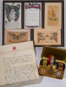 A WWI trio to 'L-11433 Pte W Shropshire 1/Middx R':, 1914 Mons Star, War Medal and Victory Medal,