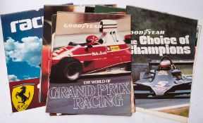 A complete run of Goodyear F1 Calendars from 1976 to 1999 inclusive:,