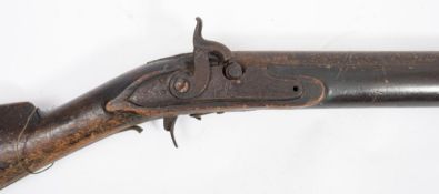 A 19th century French percussion cap punt gun by De Tulle:,