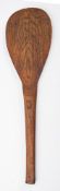 A Chinese elm paddle: of spoon-shaped outline,