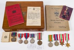 Two GRVI General Service Medals:, 22609268 Pte A Lewis Worc R' with Malaya clasp :,