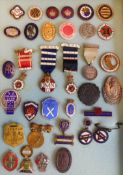 A collection of Great War lapel badges relating to canteens and comforts: including The Great War