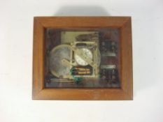 A GPO 'Pul-Syn-Etic' Impluse clock: serial number '23302' with weekday setting dial and contacts,
