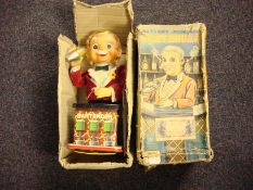 Rosko (Japan) A battery operated 'Bartender' and a group of nine 'Artistique' series Art Deco