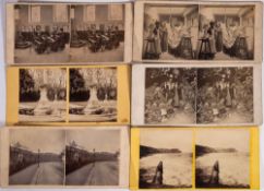 A collection of stereoscope cards of Devonshire views, mostly by Lewis Chalice:,