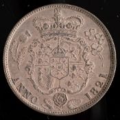 A George IV halfcrown, 182.