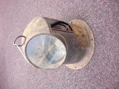 A four inch liquid filled yacht binnacle compass by Brooks & Hawkes, Birmingham:,