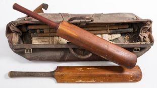 A Cobbett 'Jubilee' Gutta Percha Driver cricket bat: No D1271,