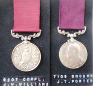 Two Army Long Service and Good Conduct Medals: to 7109 Bndsmn. J. T. Porter. Gren Gds.
