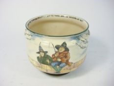 A Royal Doulton seriesware jardiniere 'The Gallant Fishers':, 22cm diameter.