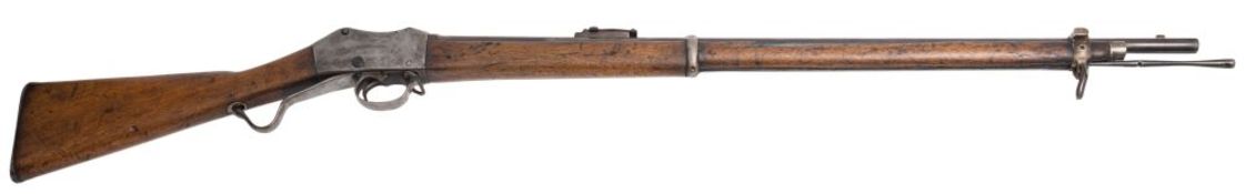 A Martini Henry action rifle 570/450 calibre: serial number 27945',