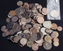 A collection of silver coins including Maundy money.