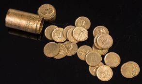 A set of twenty-two medalets in original 'British Victories' cylindrical container:,