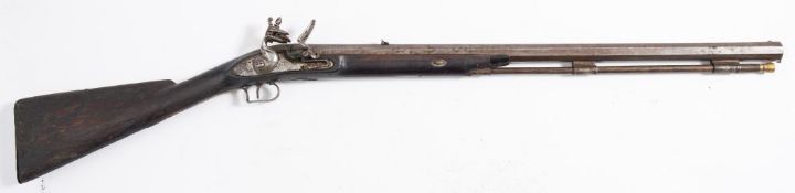 An early 19th century flintlock sporting rifle:,