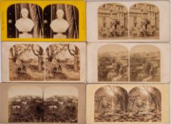 A group of stereoscope cards of Italian topography:.