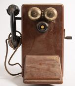 Two WWII military field 'Telephone Sets F':,