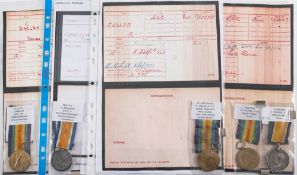 A WWI pair to '79223 Dvr E Tolfree RA':,