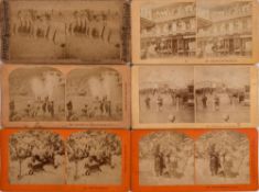 A collection of American stereoscope cards by B W Kilburn/Kilburn Brothers:,
