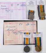 Two WWI Royal Engineer pairs:,