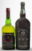 A bottle of Delaforce 1970 Finest vintage port and a litre bottle of Delaforce Paramount Choice