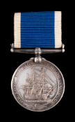 A Victorian Royal Naval LS & GC Medal to 'Hy Hutchings,